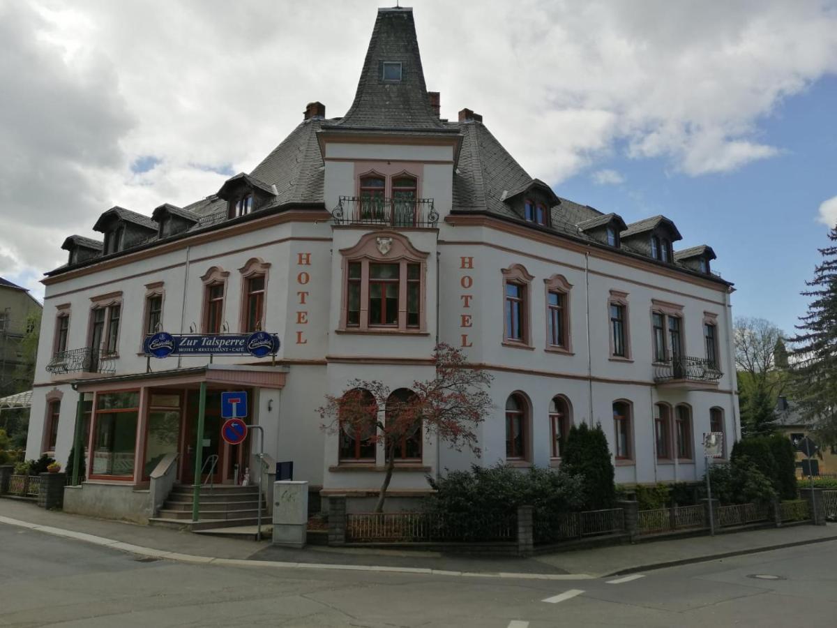 Hotel Cafe Zur Talsperre Chemnitz Esterno foto